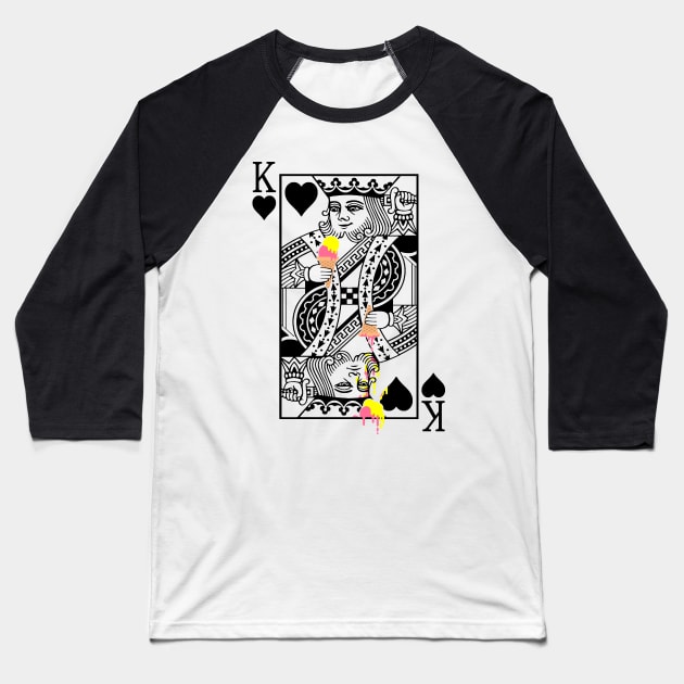 King's Ice Cream Baseball T-Shirt by PopGeek